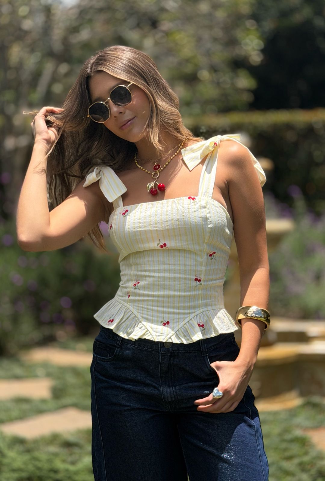 Corset Cherry Amarillo