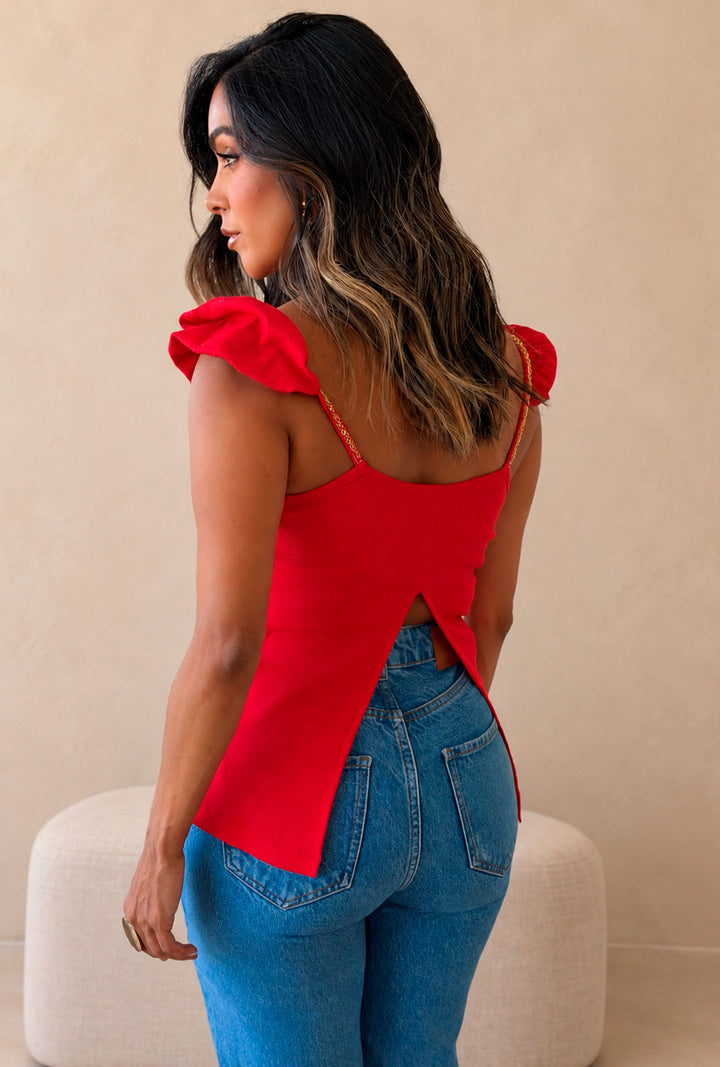 Blusa Alessia Roja