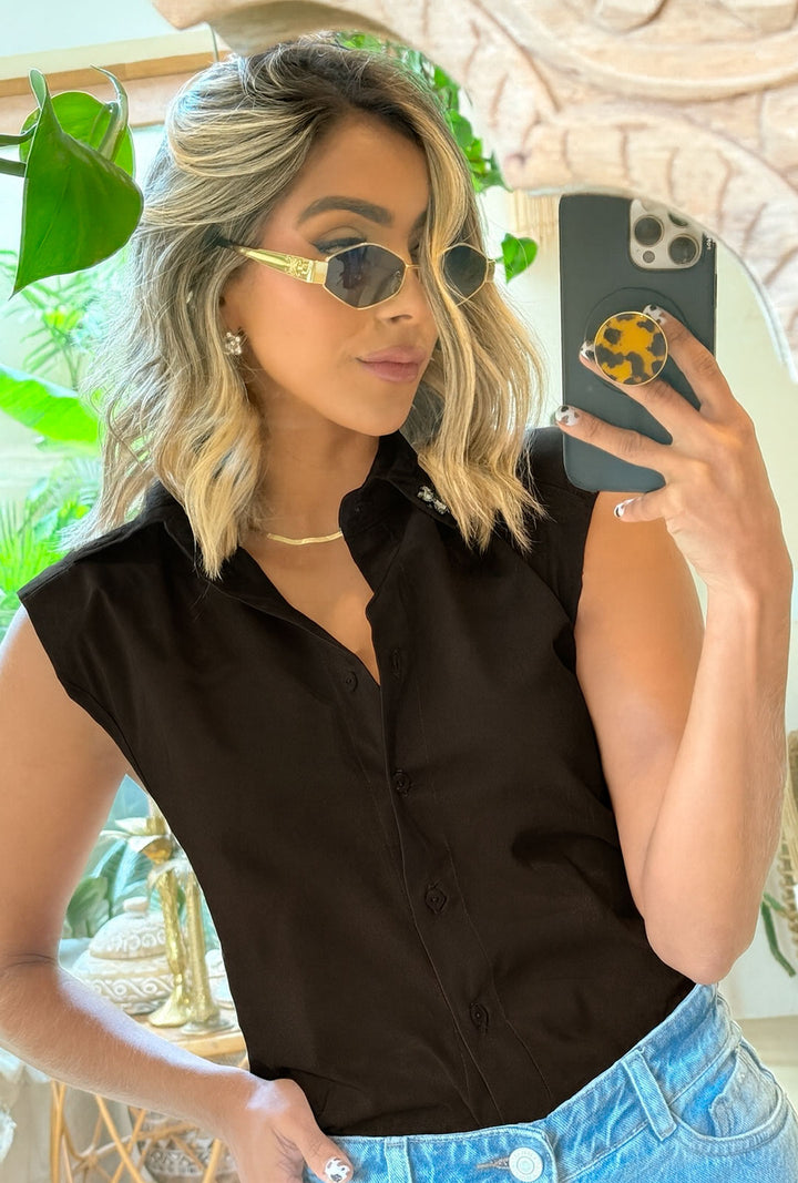 Blusa Miranda Negra
