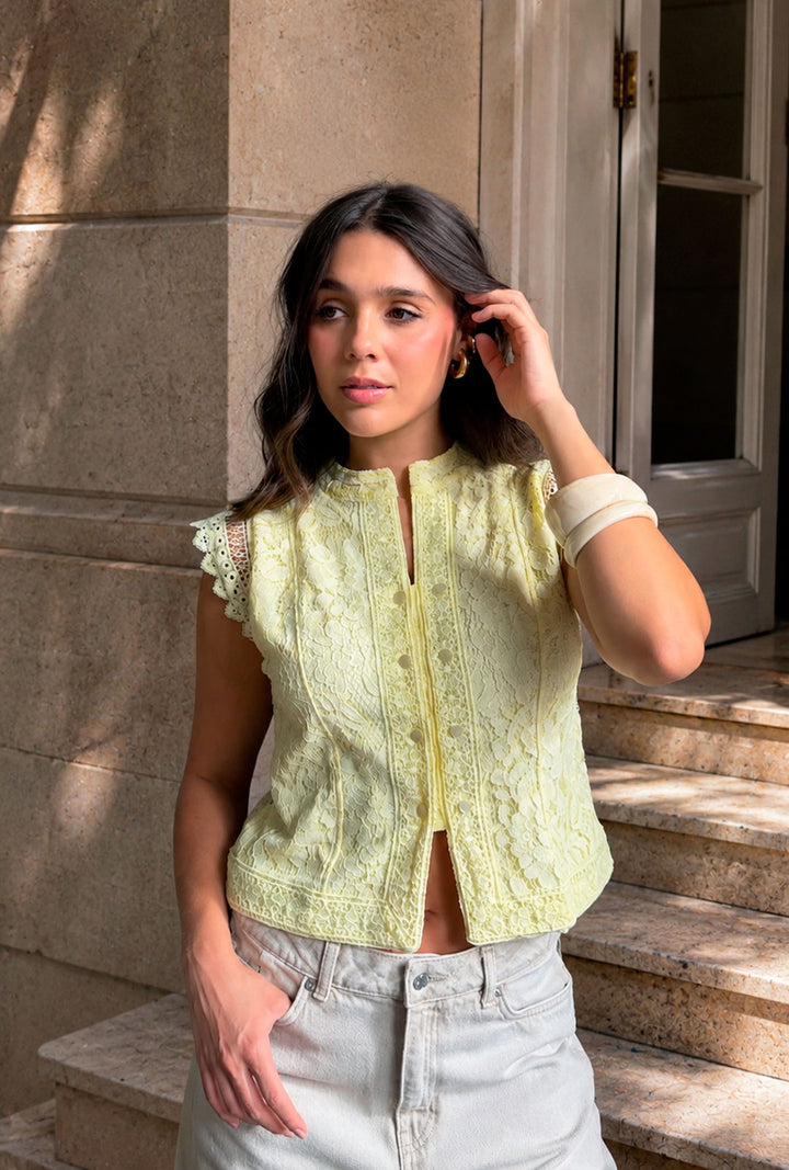 Blusa Vicky Amarilla