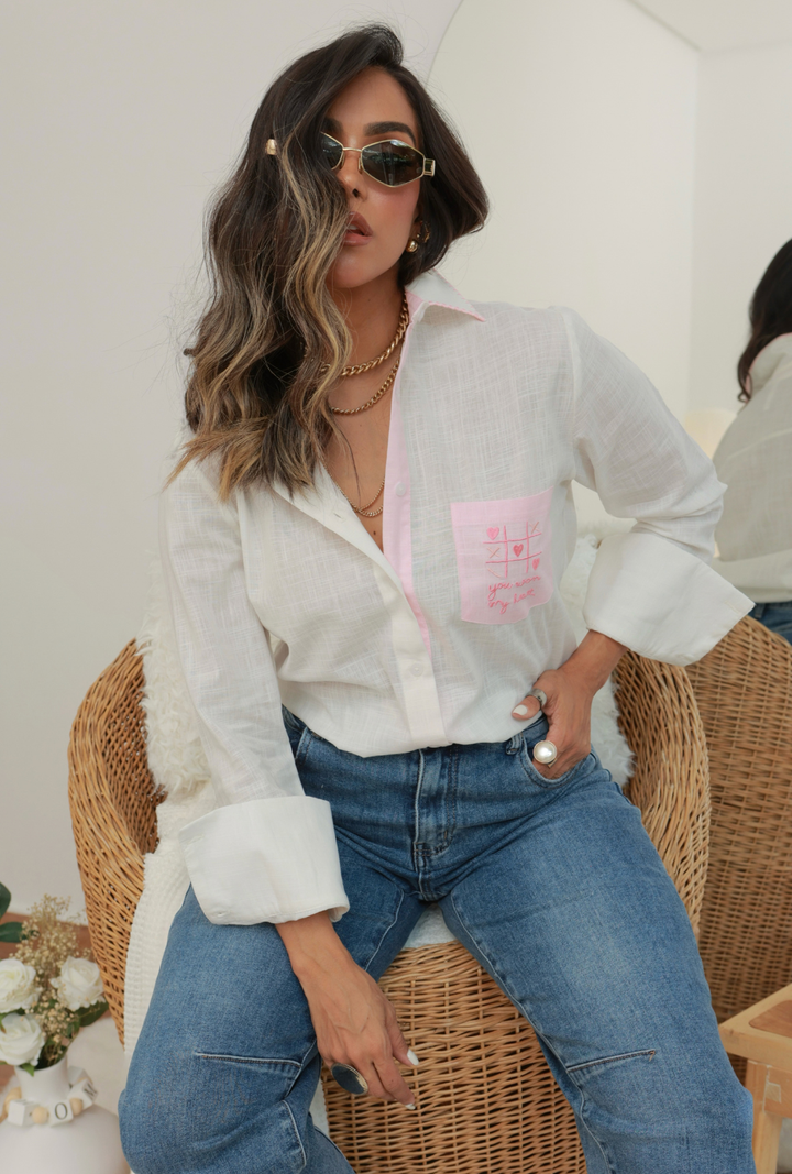 Camisa Triki Rosa