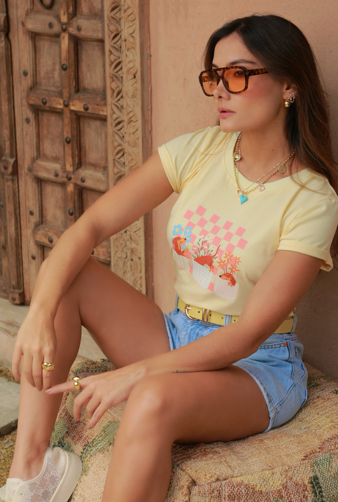 Camiseta Jardín primaveral
