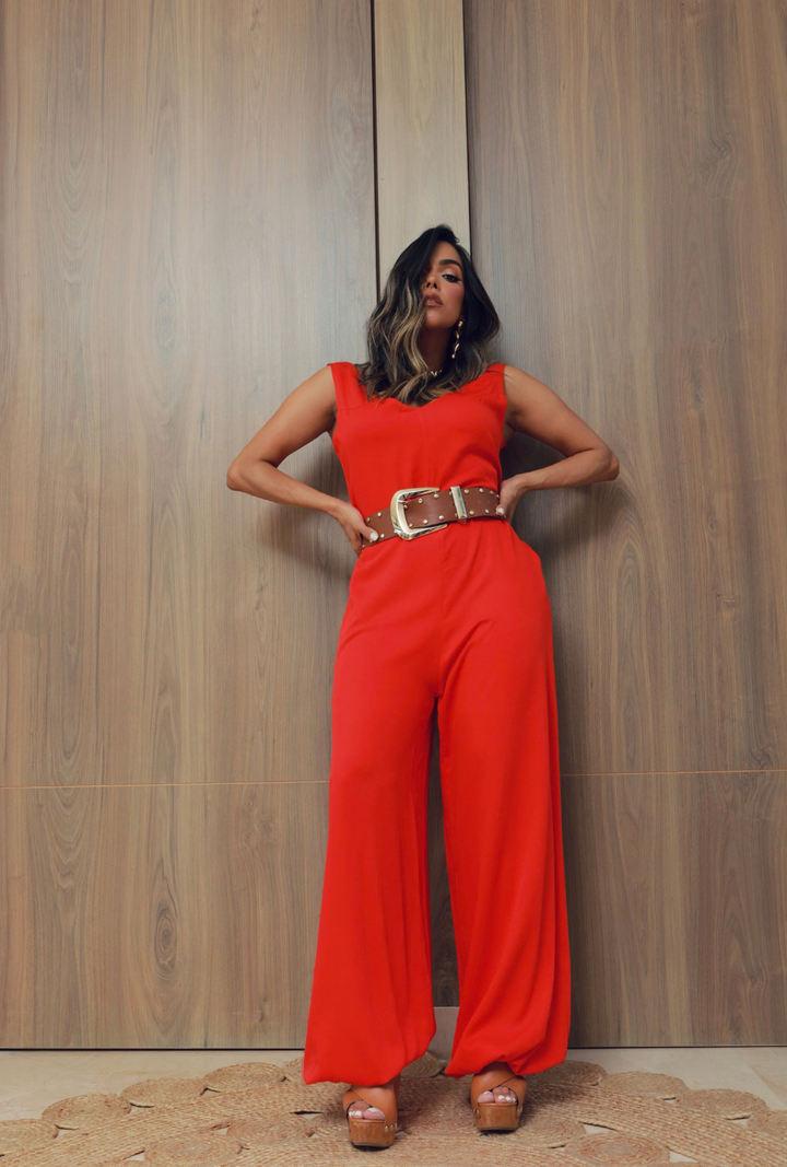 Enterizo Anny Rojo