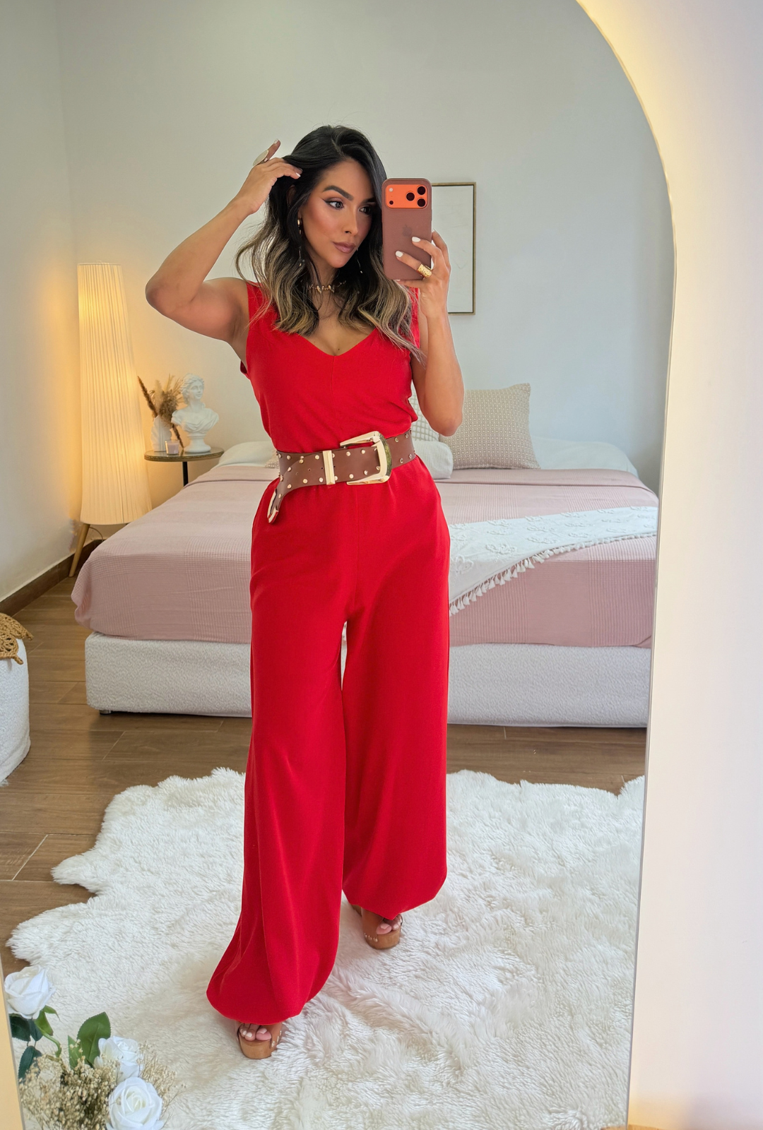 Enterizo Anny Rojo