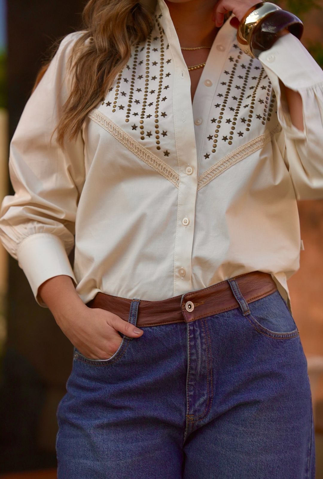 Camisa Estrella Camel