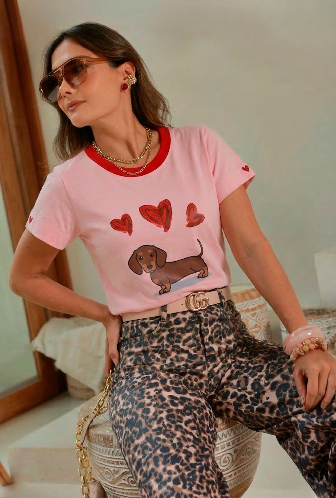 Camiseta Salchicha Love
