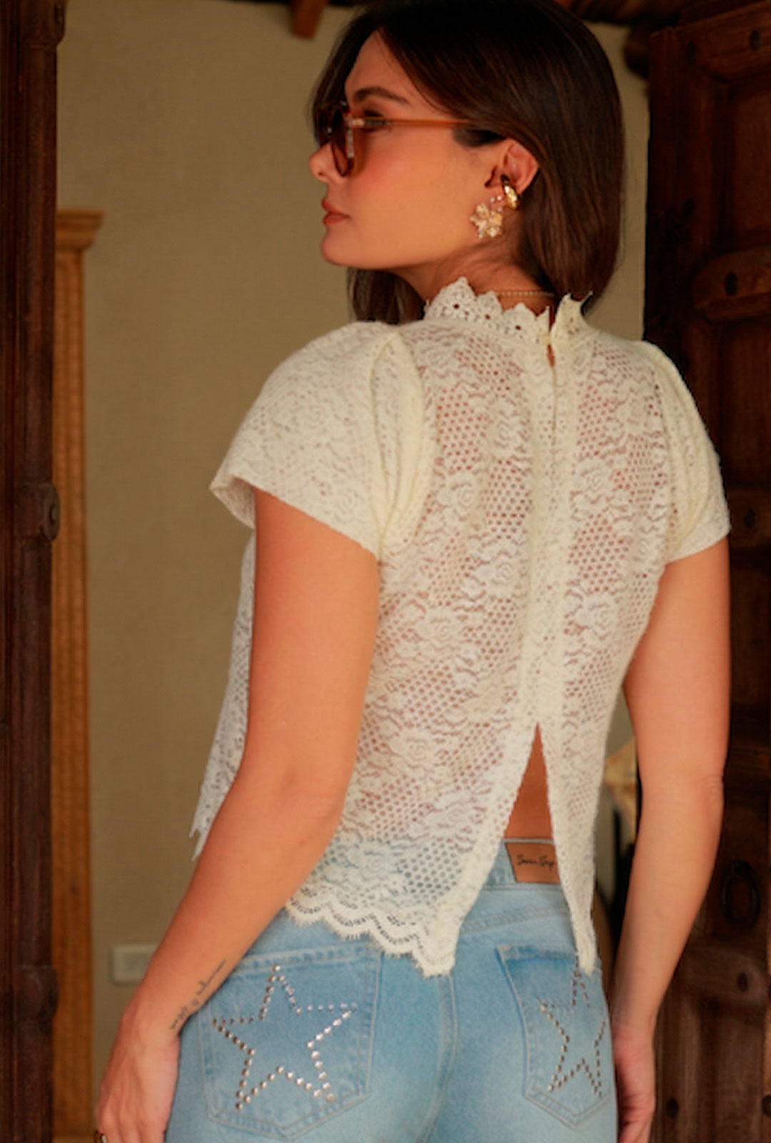 Blusa Paula Beige