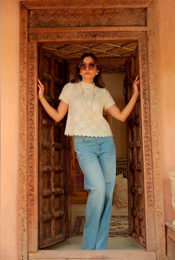 Blusa Paula Beige