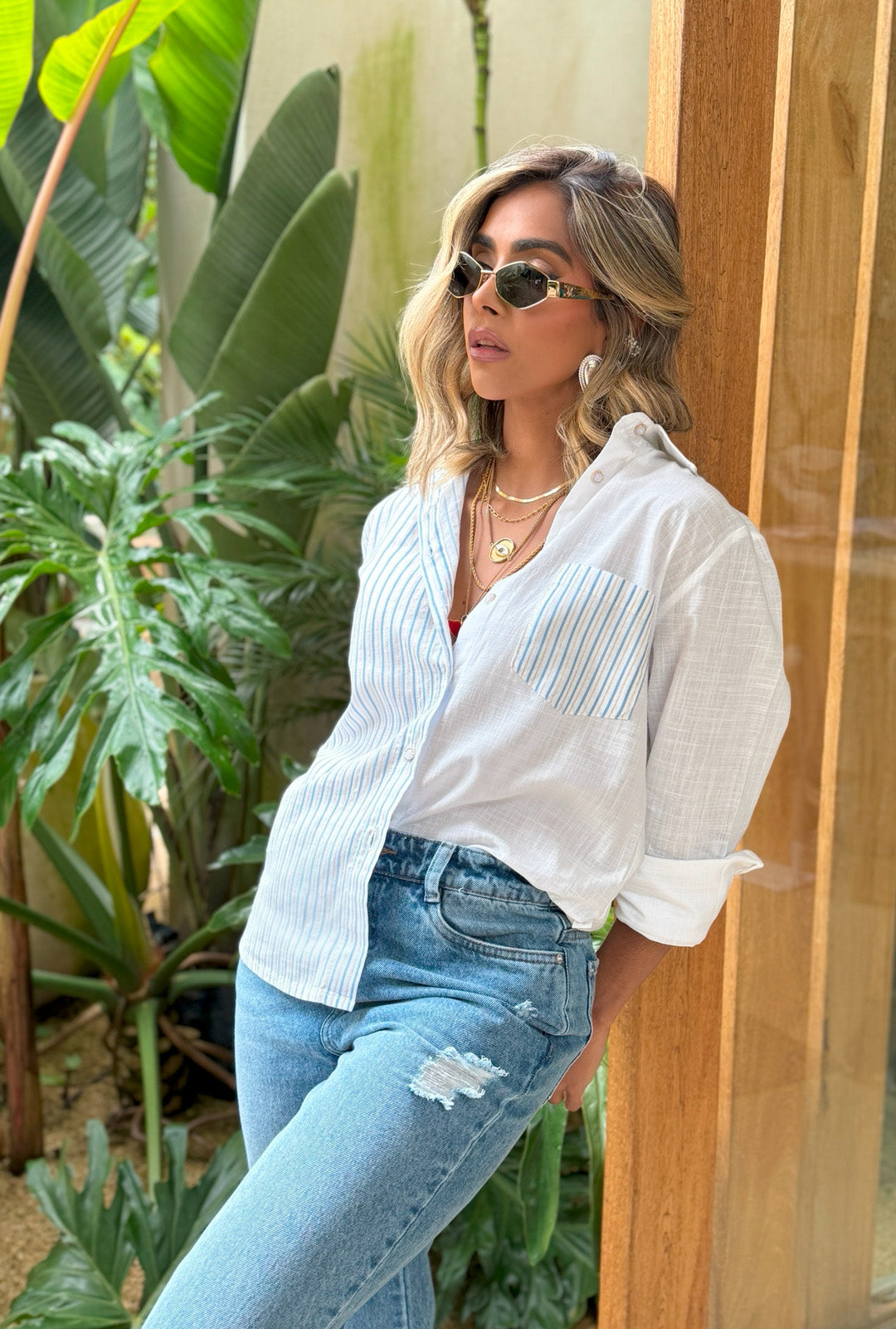 CAMISA ALIX - BEIGE
