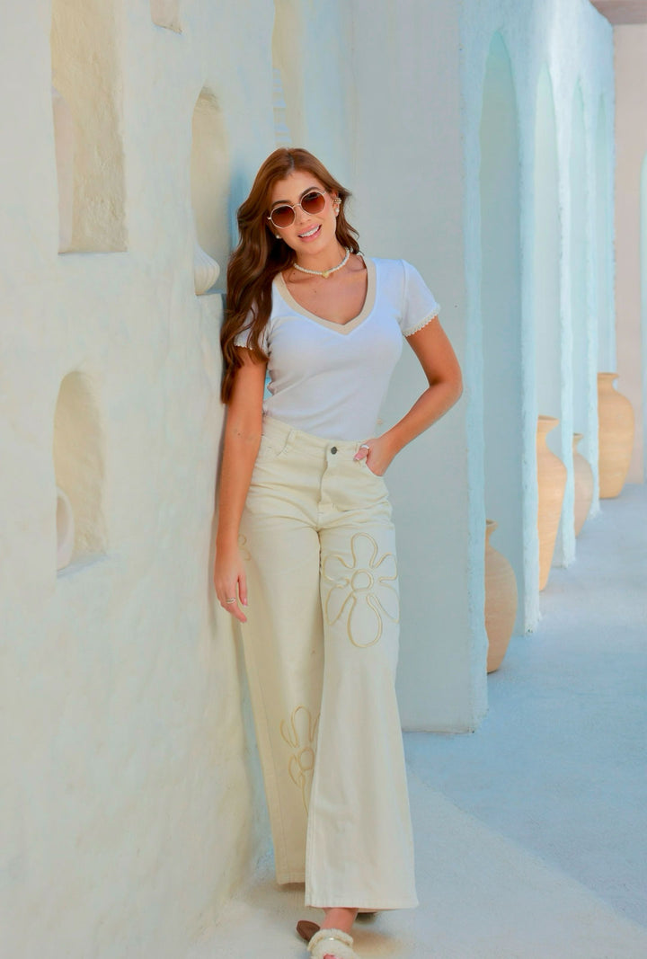 Blusa Elowen Beige