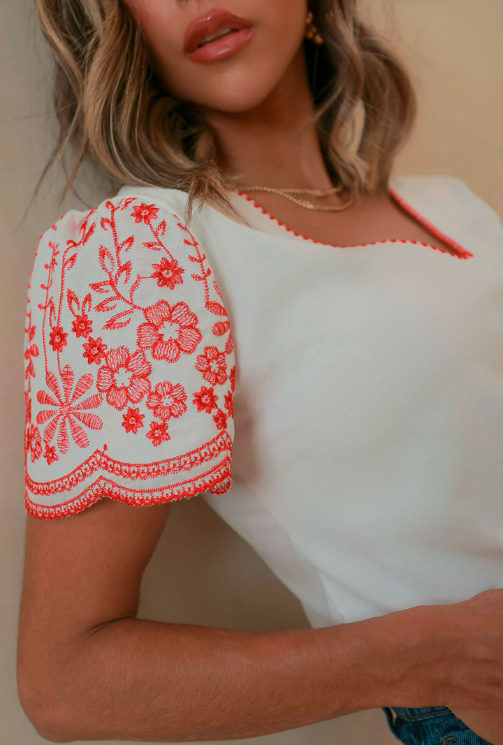 Blusa Julia Roja