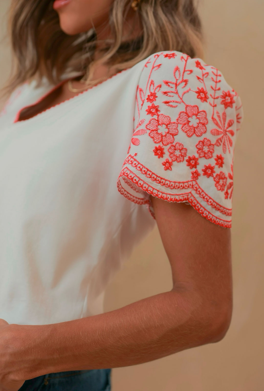 Blusa Julia Roja