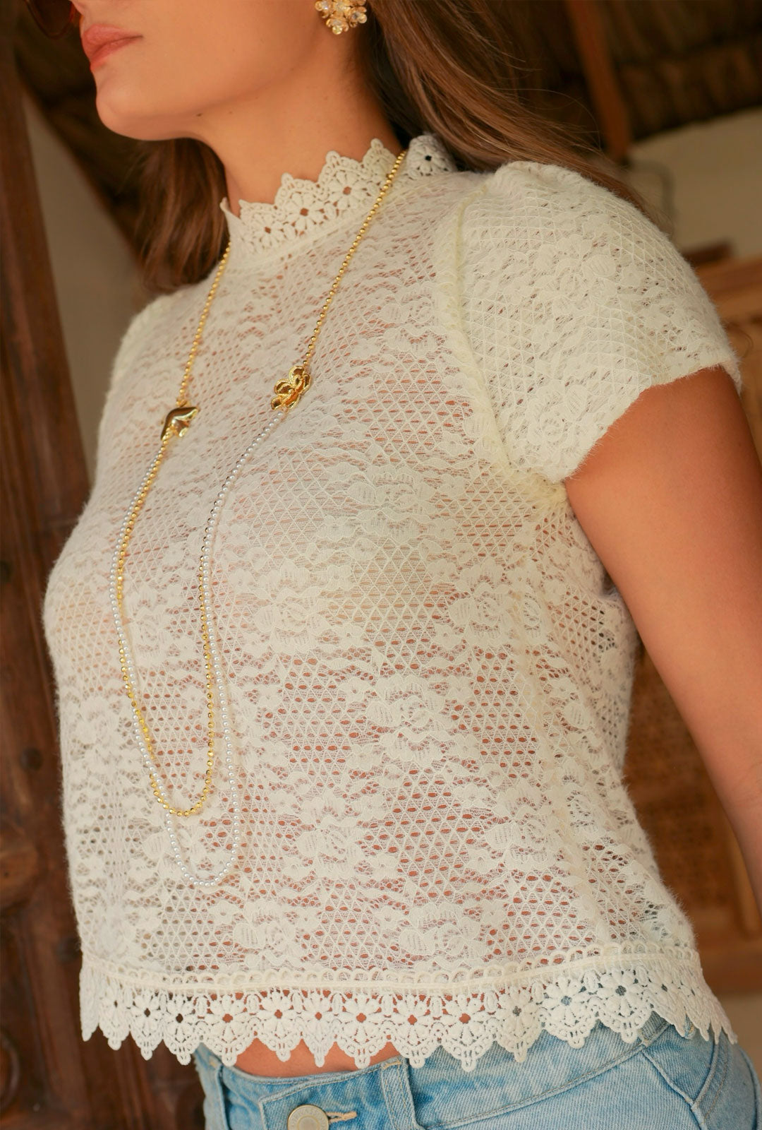 Blusa Paula Beige