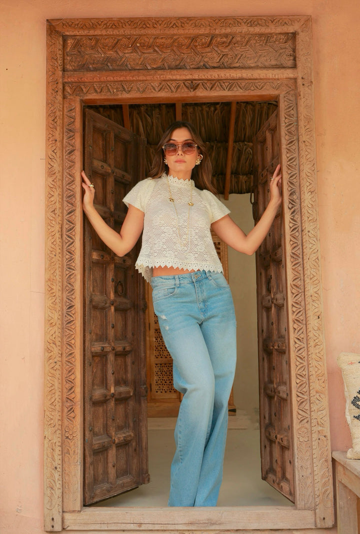 Blusa Paula Beige