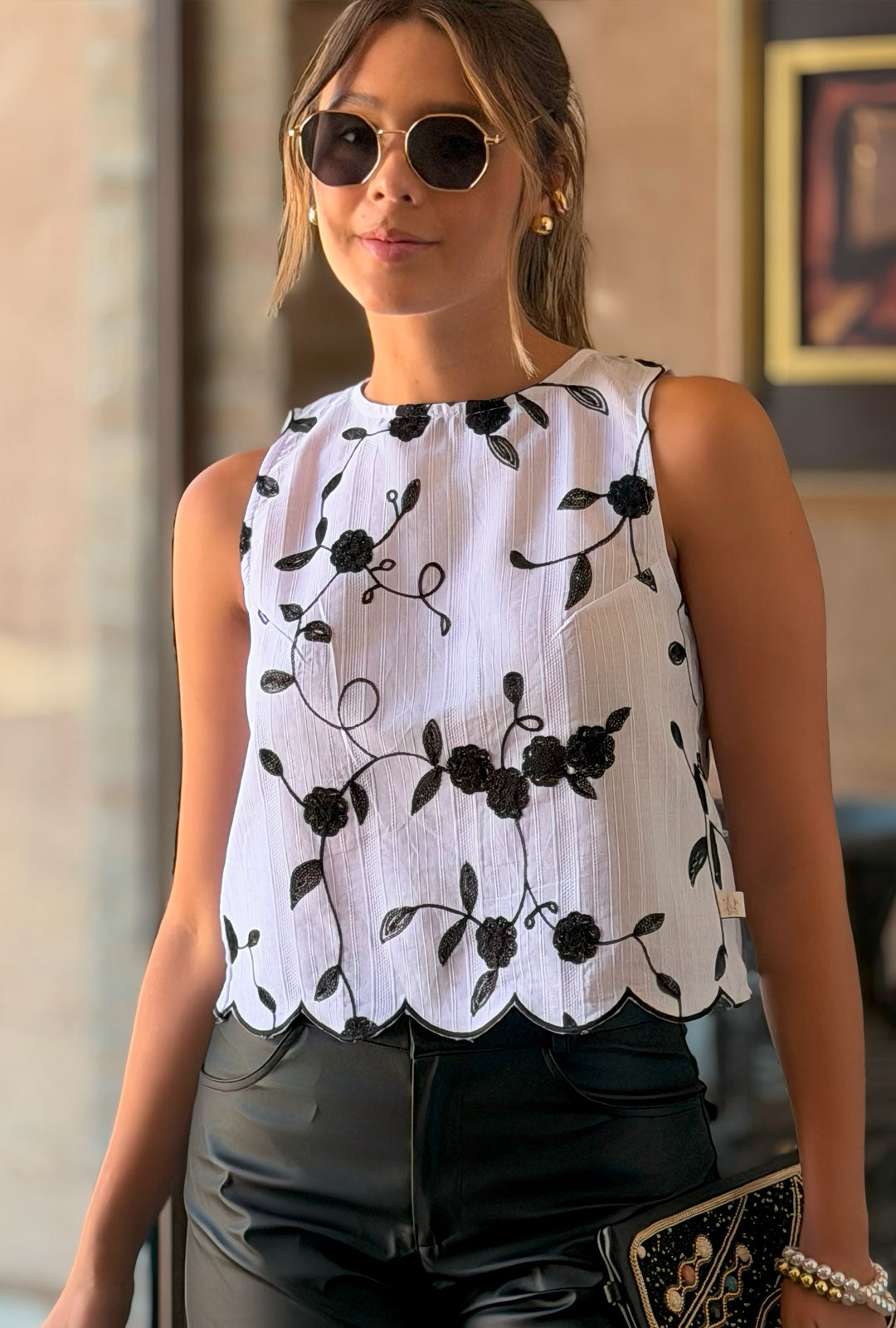 Blusa Sara Blanco