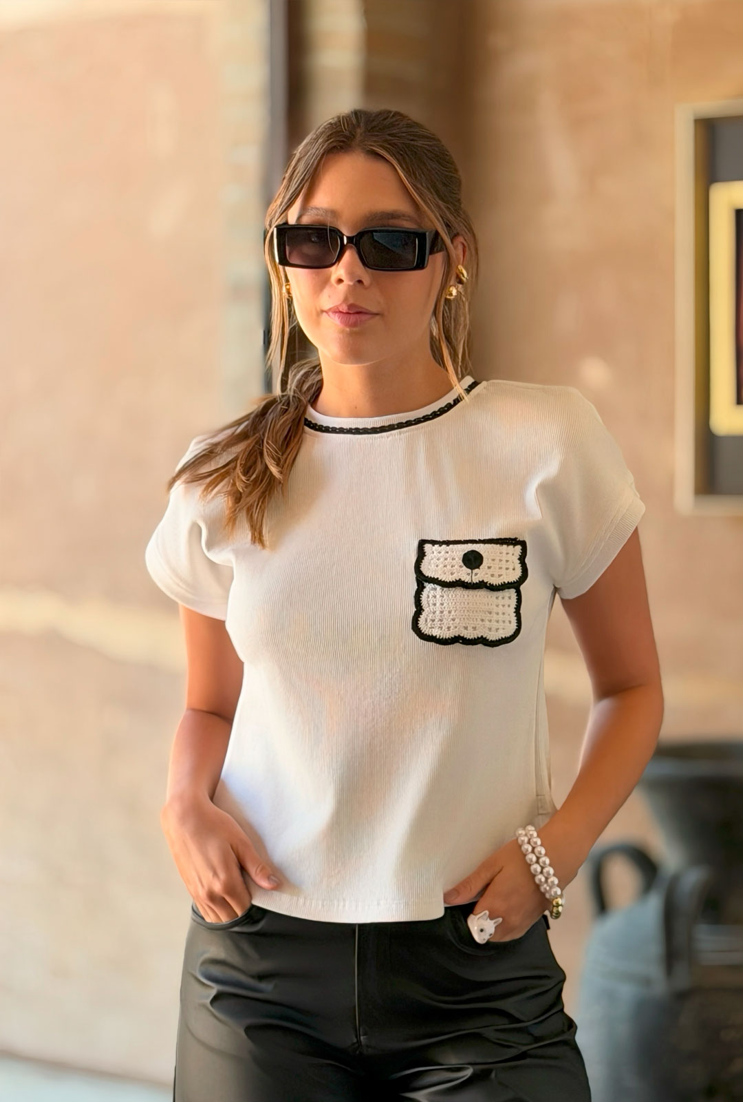 Blusa Livia Beige
