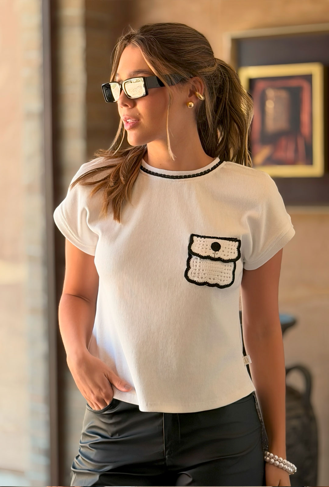 Blusa Livia Beige