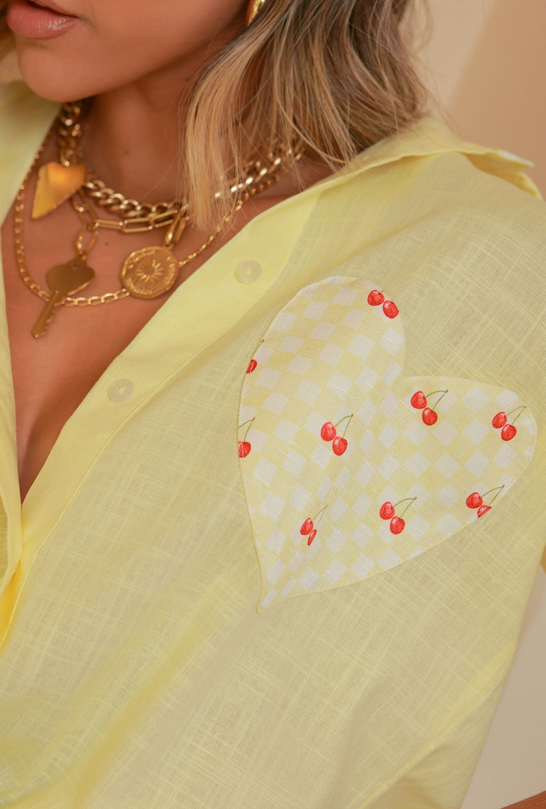 Camisa Eulalia Amarilla