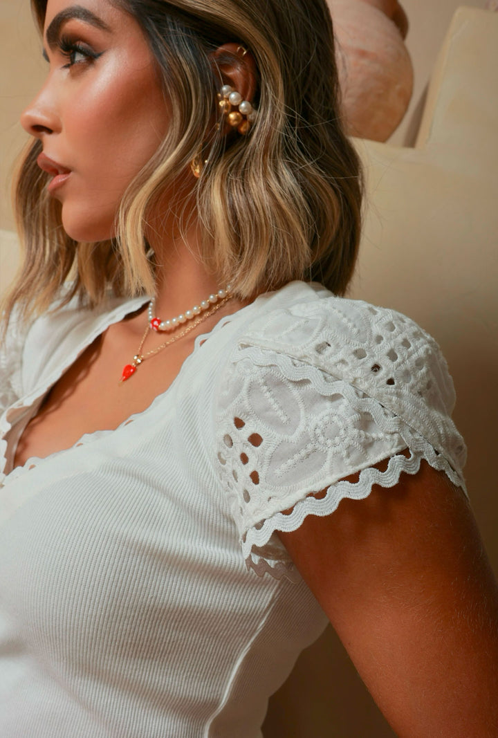 Blusa Dalia Beige