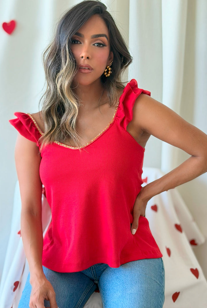 Blusa Alessia Roja