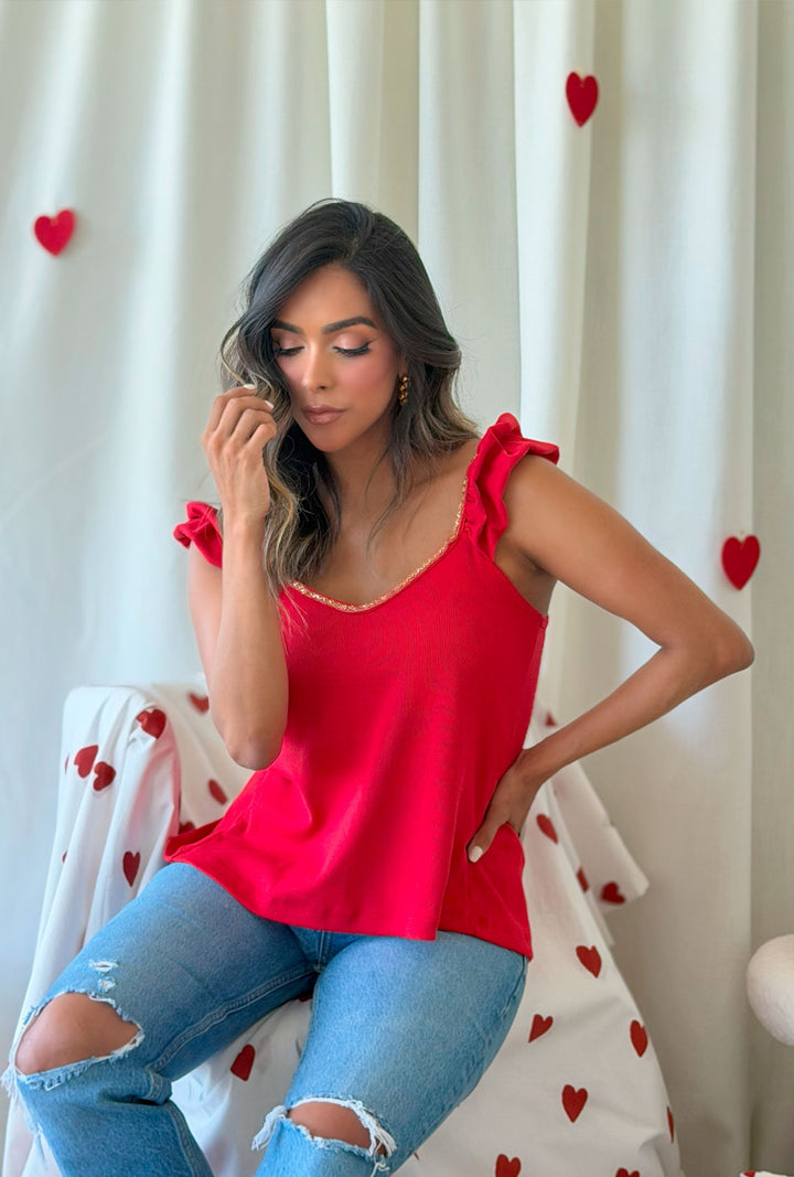 Blusa Alessia Roja