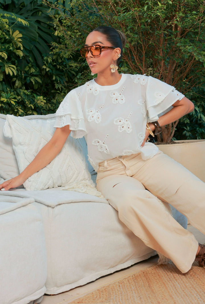 Blusa Laisa Beige