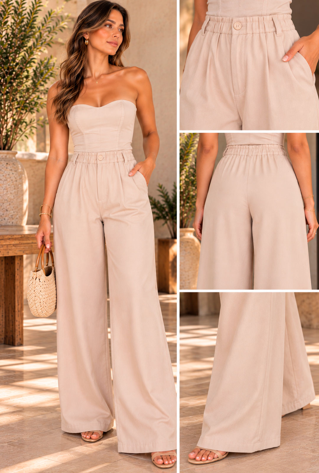 Pantalón Destello Camel