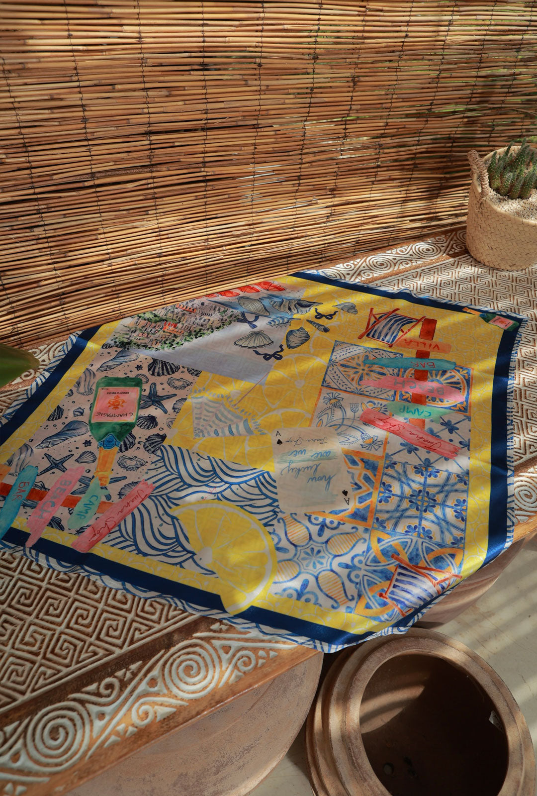 Pañoleta Riviera Azul