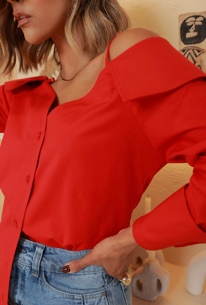 Blusa Fiorella Roja