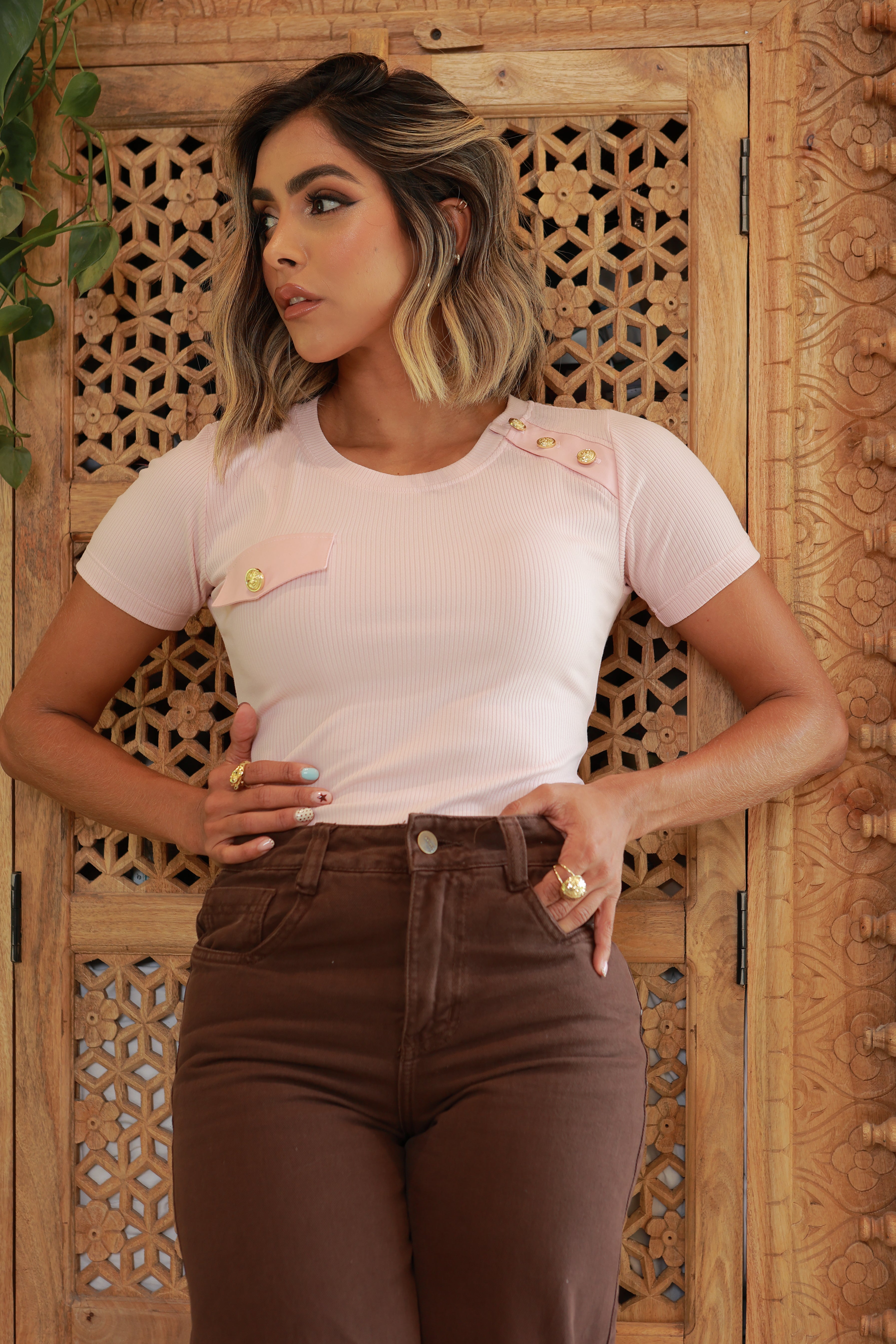 Blusa Margot - Rosa