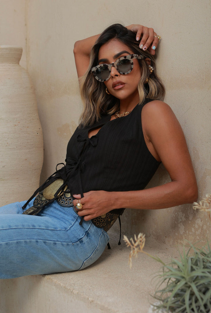 Chaleco Liana Negro