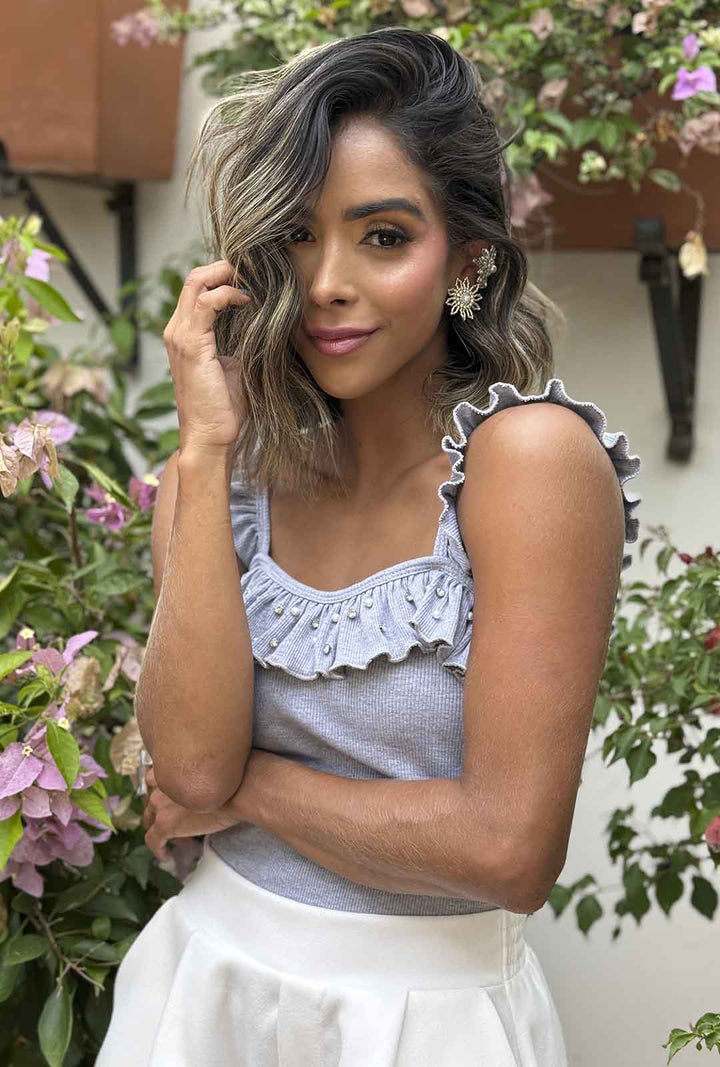 Blusa Ailani - Gris