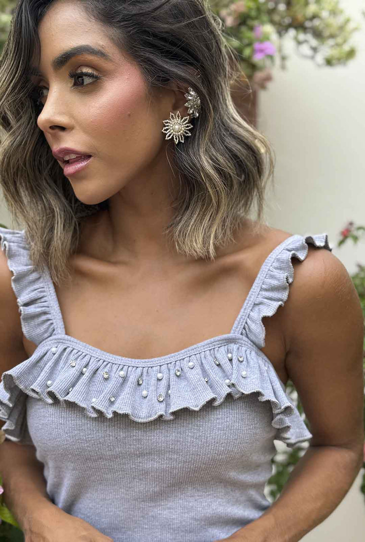 Blusa Ailani - Gris