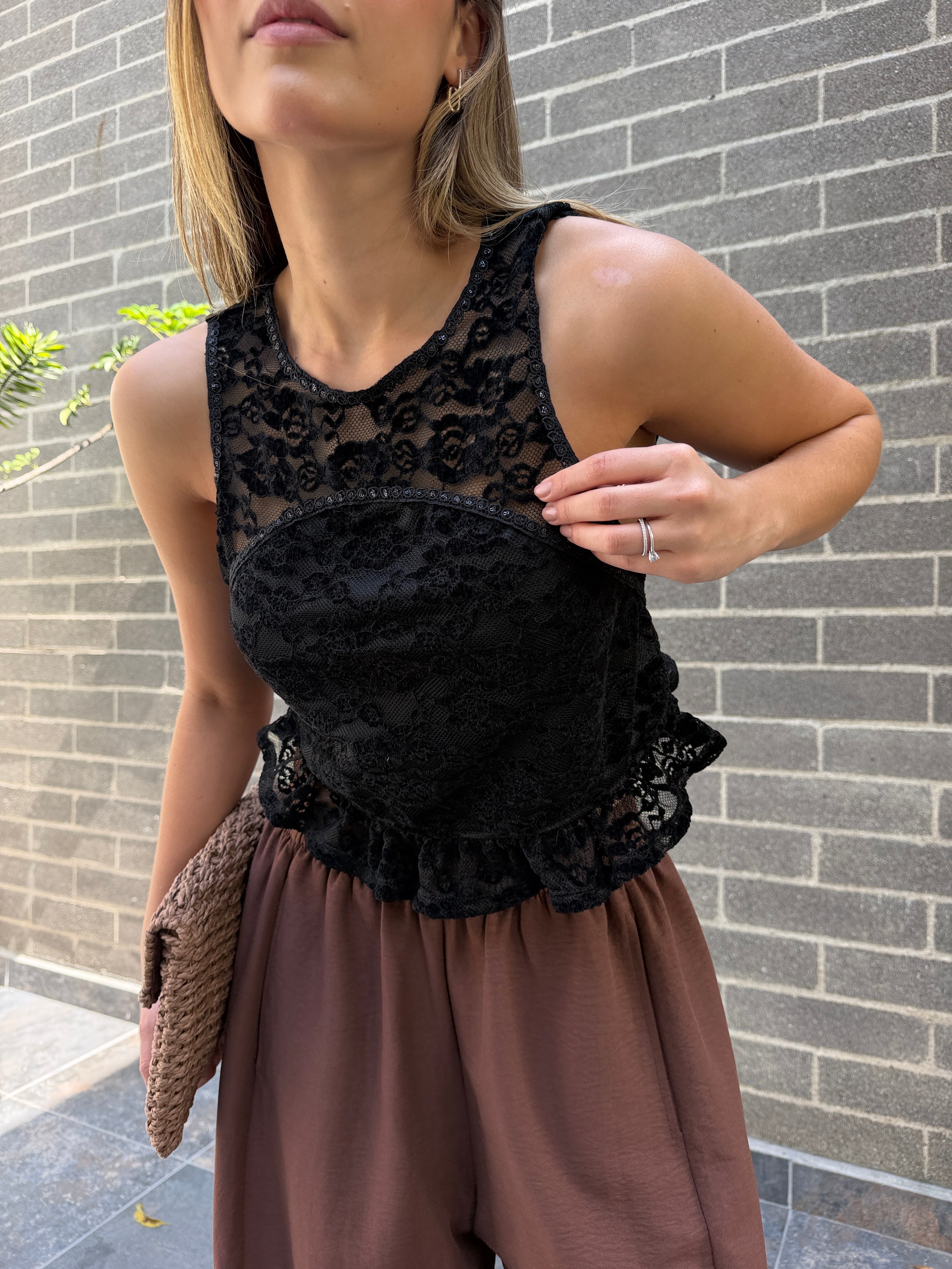 Blusa Florentina Negra