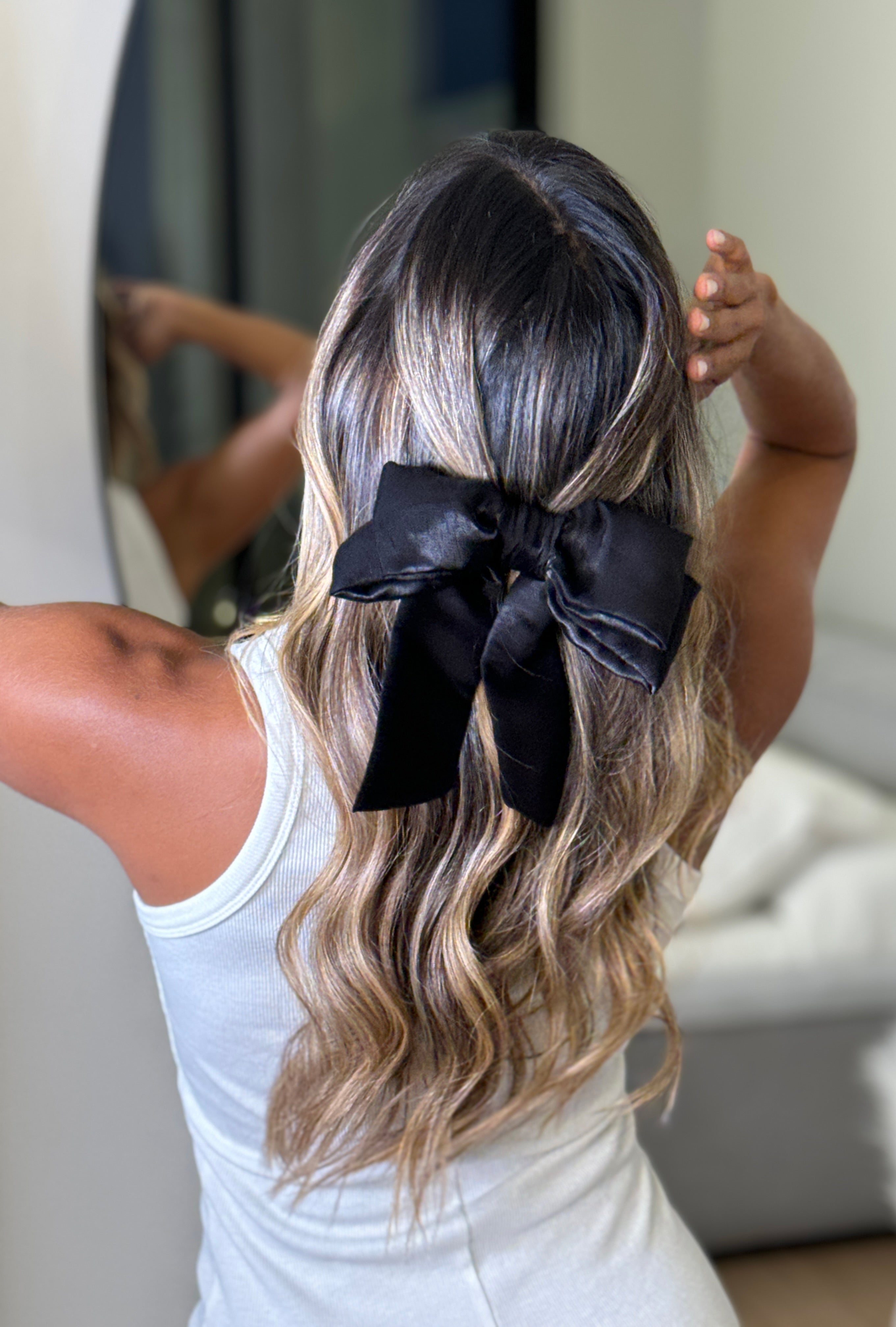 Moño Pinza Coquette - Negro