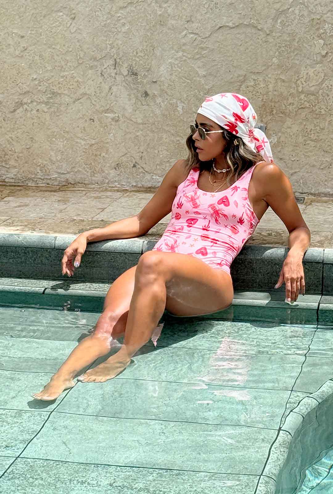 VESTIDO DE BAÑO CORAL