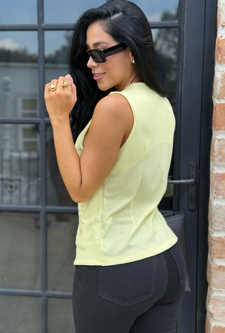Chaleco Selene - Amarillo