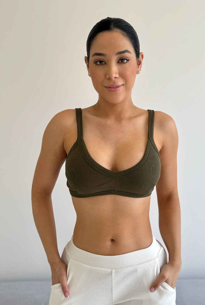 Top Liah - Verde Militar