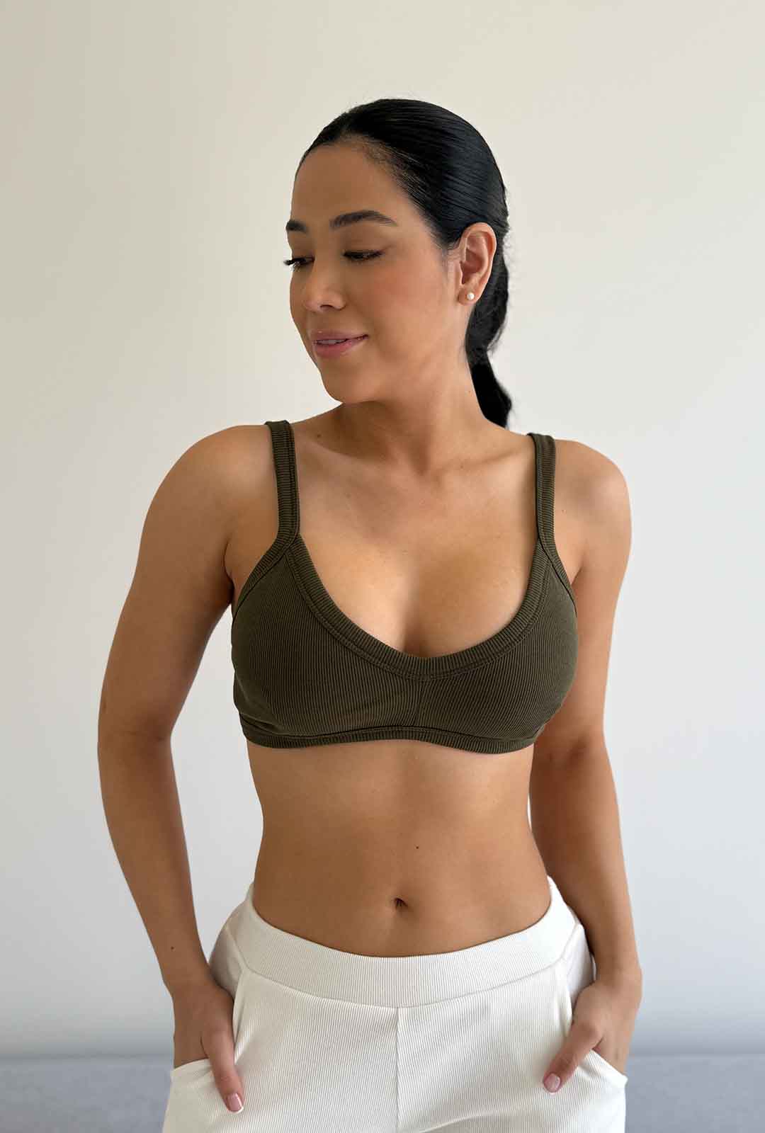 Top Liah - Verde Militar